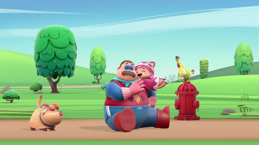 انیمیشن پدر قهرمان Hero Dad - فصل 1 قسمت 24 - لکه لباس